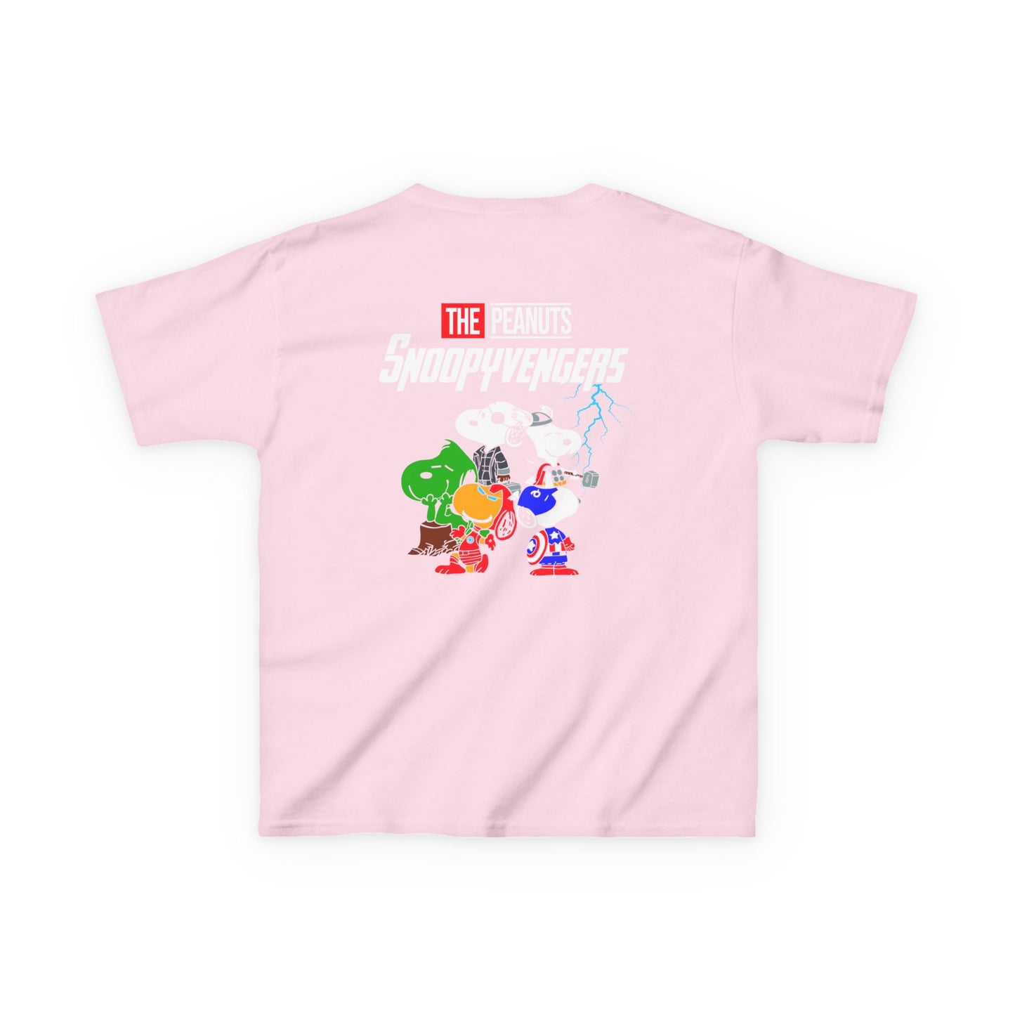 Kids Snoopyvengers Graphic Tee - Fun Cotton T-Shirt for Young Fans