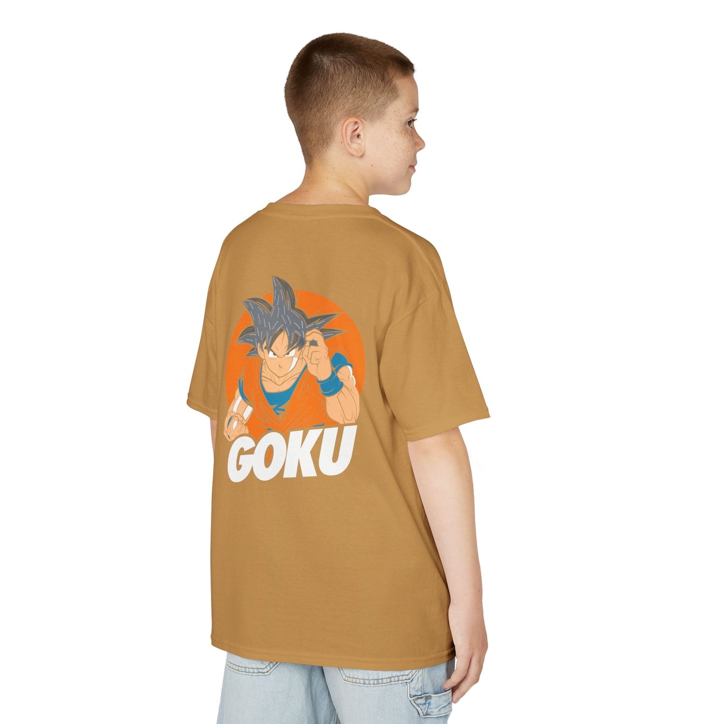 Goku Kids Heavy Cotton Tee – Fun Anime T-Shirt for Young Fans