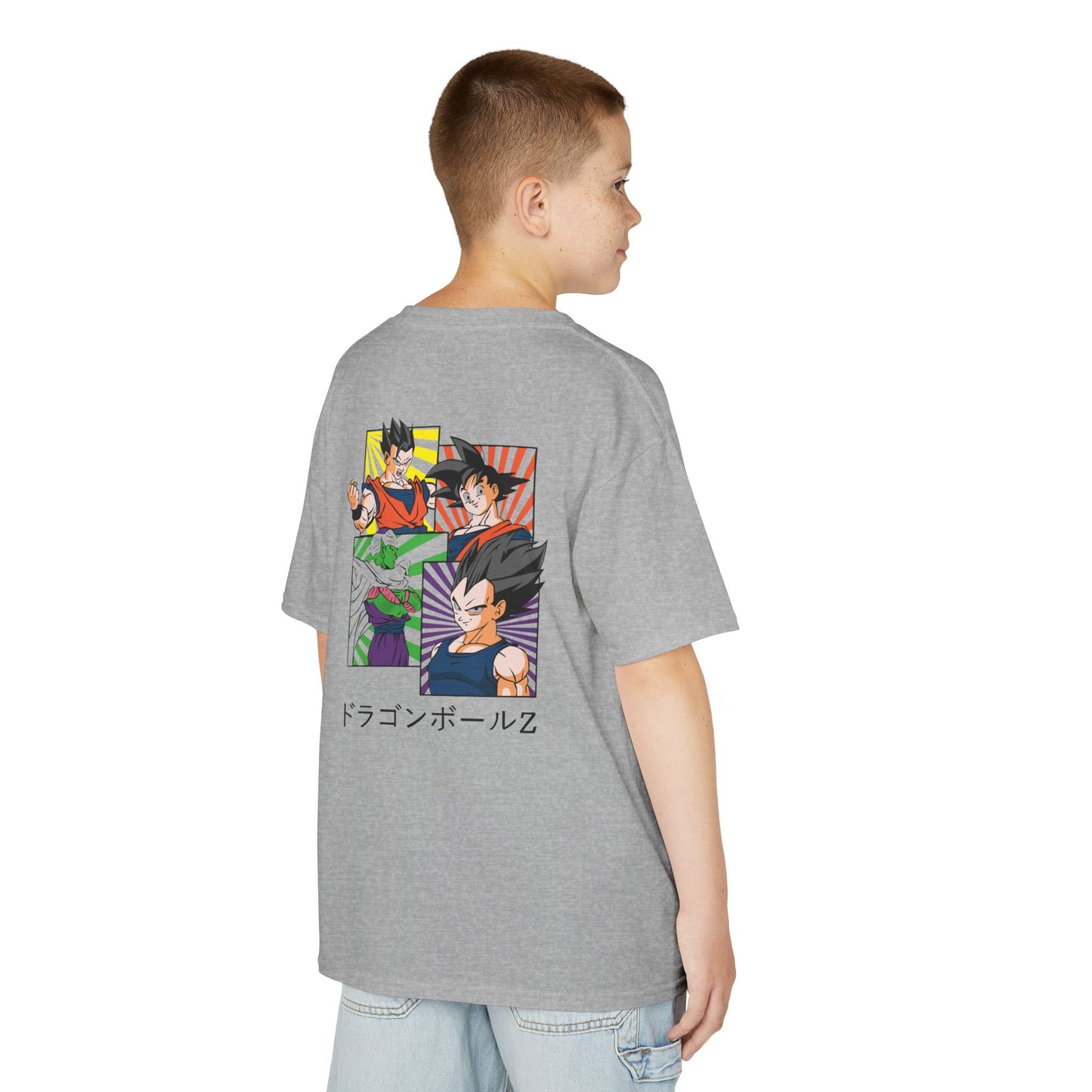 Kids Dragon Ball Z Graphic Tee - Heavy Cotton T-Shirt for Young Fans