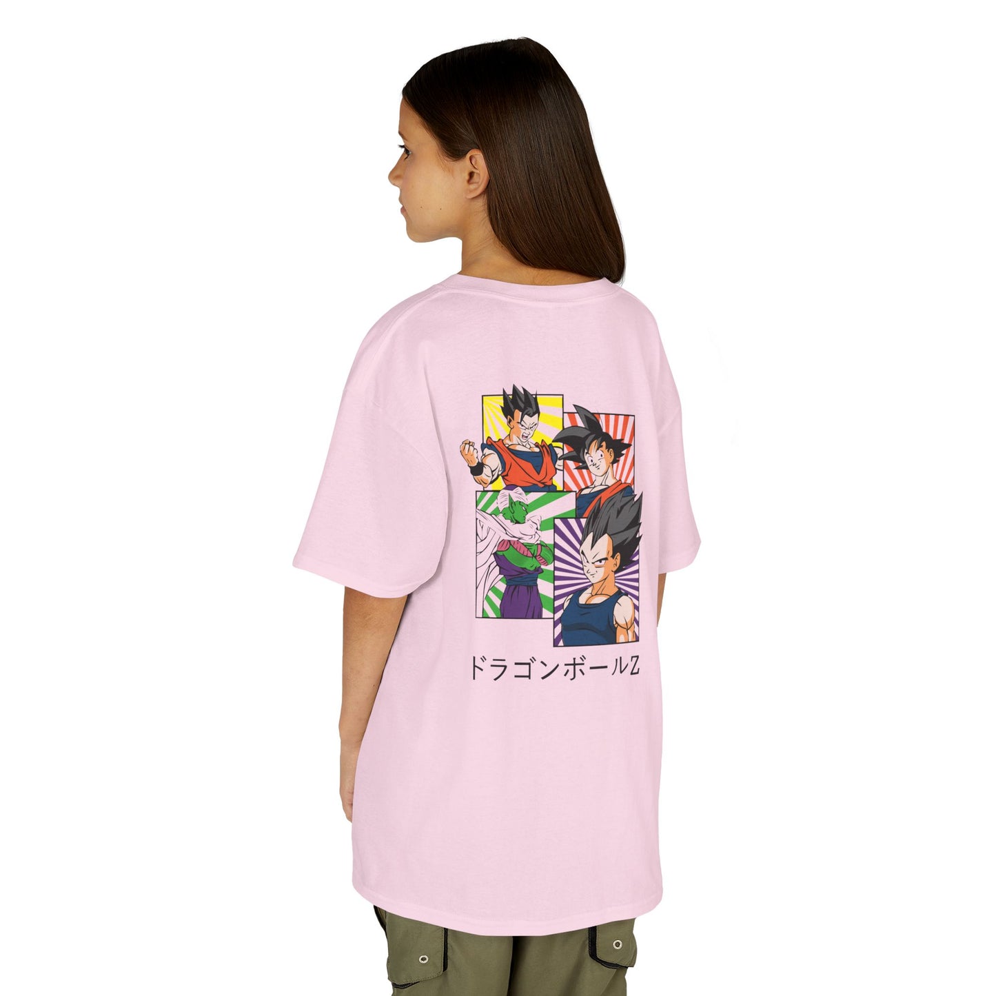 Kids Dragon Ball Z Graphic Tee - Heavy Cotton T-Shirt for Young Fans