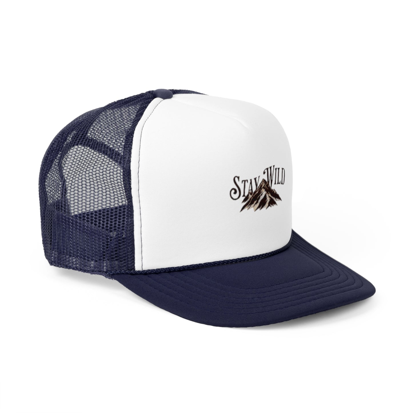 Stay Wild Trucker Cap - Adventure Ready Hat for Outdoor Lovers