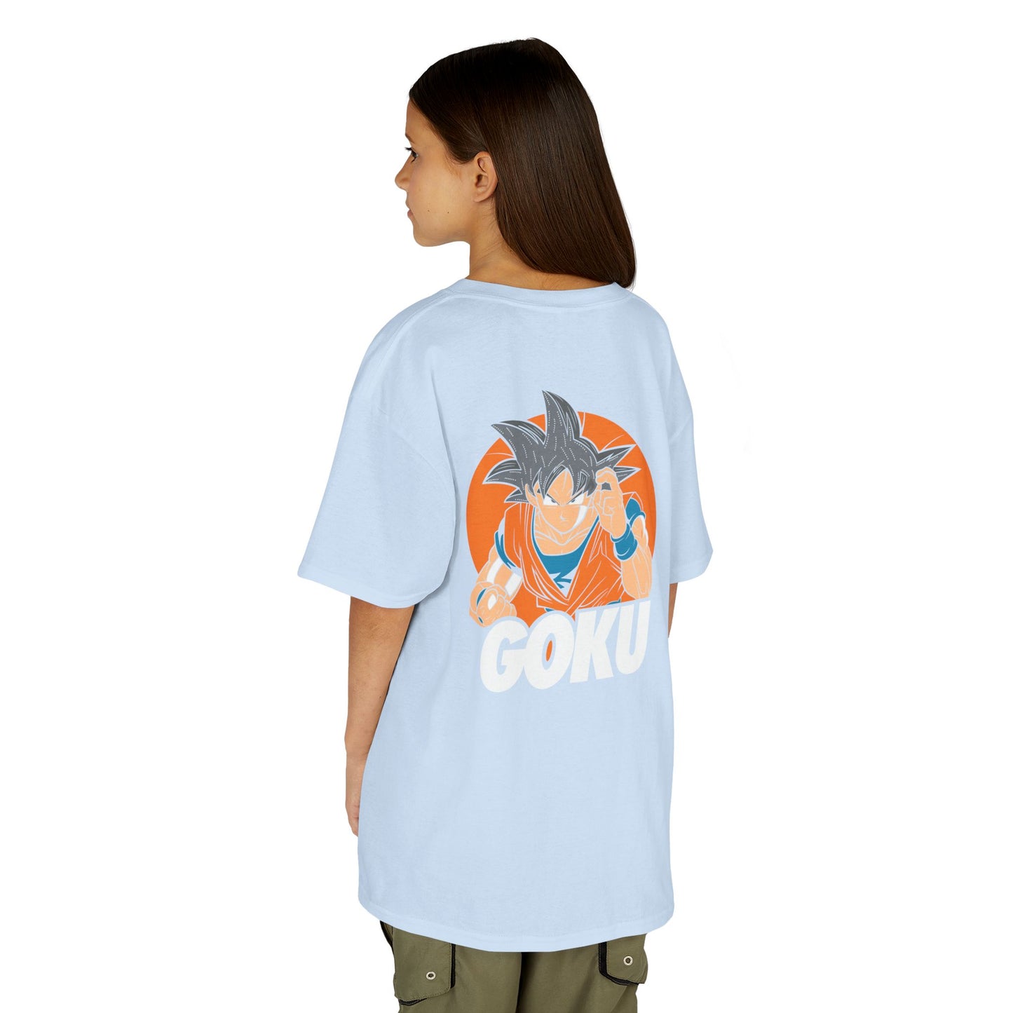Goku Kids Heavy Cotton Tee – Fun Anime T-Shirt for Young Fans