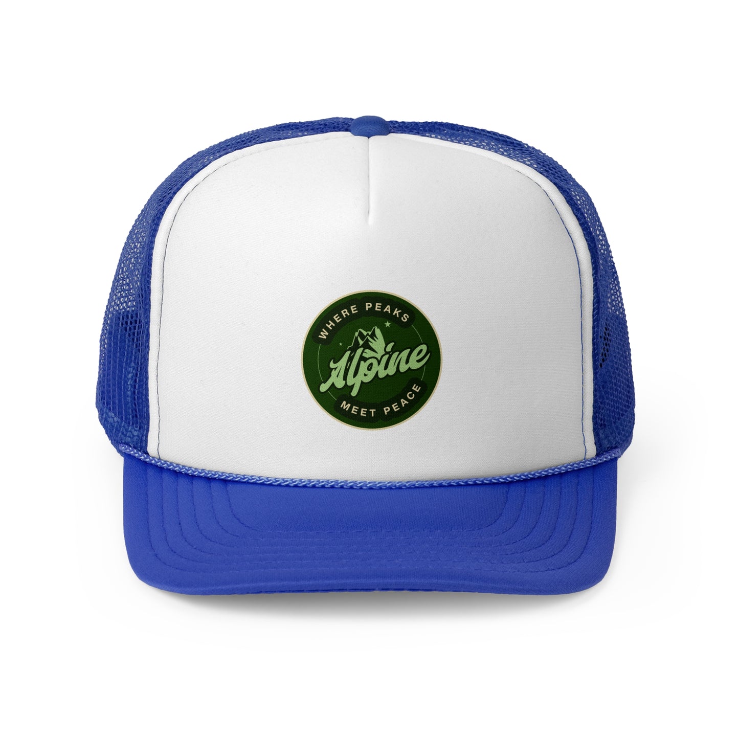 Adventure-Ready Trucker Cap - 'Where Peaks Meet Peace'