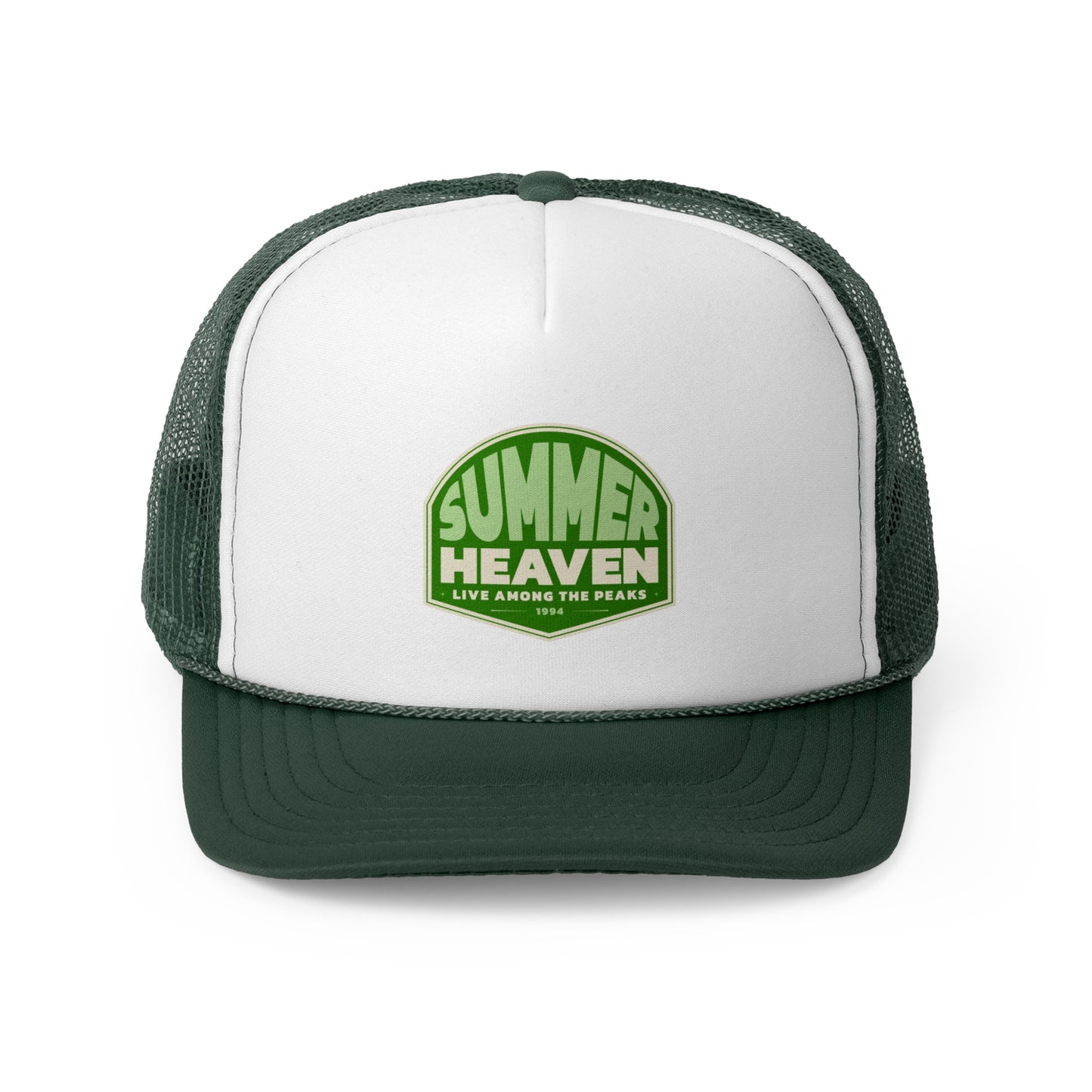 Summer Heaven Trucker Cap - Live Among the Peaks
