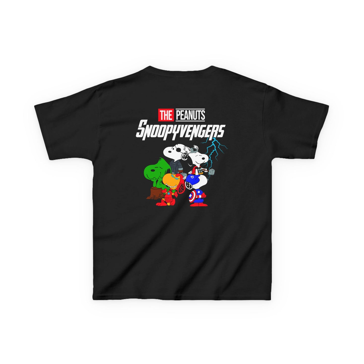 Kids Snoopyvengers Graphic Tee - Fun Cotton T-Shirt for Young Fans
