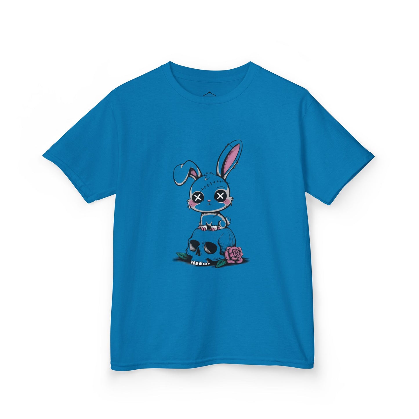 Cute Bunny Skull Kids Tee, Halloween Shirt, Kids T-Shirt, Unique Gift for Kids