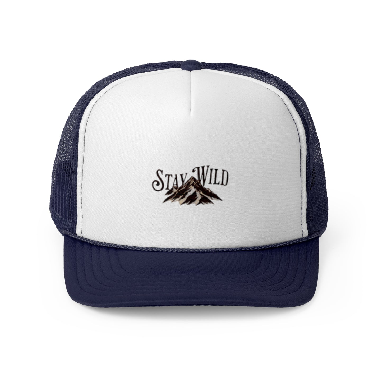 Stay Wild Trucker Cap - Adventure Ready Hat for Outdoor Lovers
