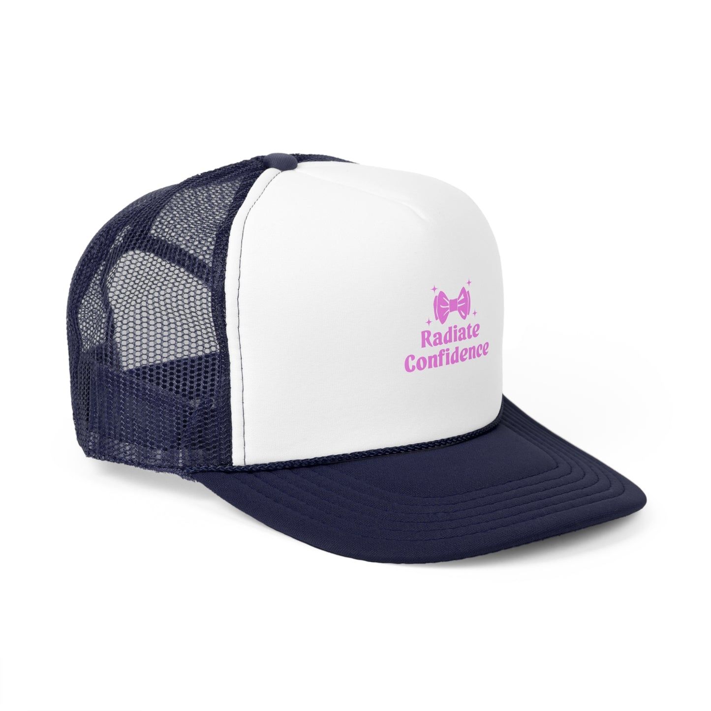 Radiate Confidence Trucker Cap - Empowering Hat for Self-Esteem and Motivation