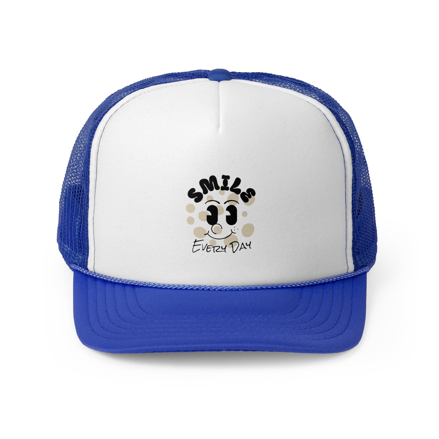 Smiles Every Day Trucker Cap, Fun Hat for Sunshine Lovers