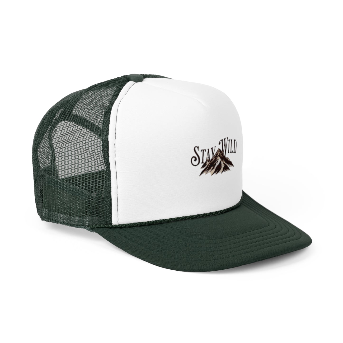 Stay Wild Trucker Cap - Adventure Ready Hat for Outdoor Lovers