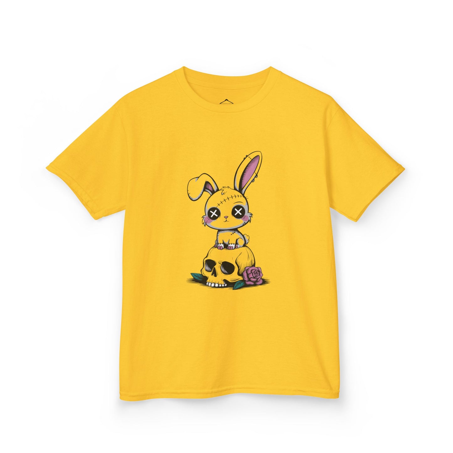 Cute Bunny Skull Kids Tee, Halloween Shirt, Kids T-Shirt, Unique Gift for Kids