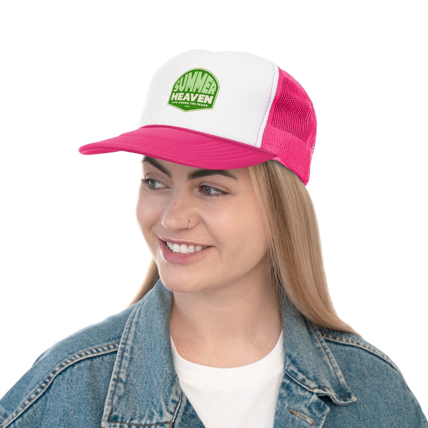 Summer Heaven Trucker Cap - Live Among the Peaks