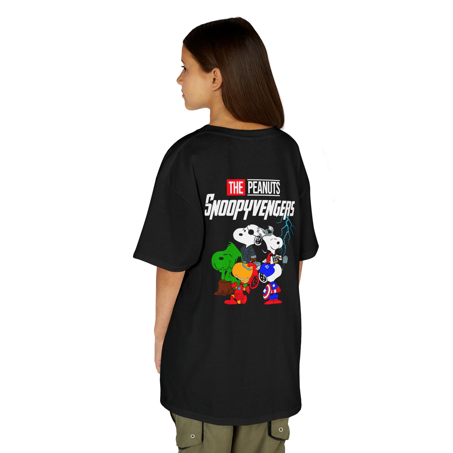 Kids Snoopyvengers Graphic Tee - Fun Cotton T-Shirt for Young Fans