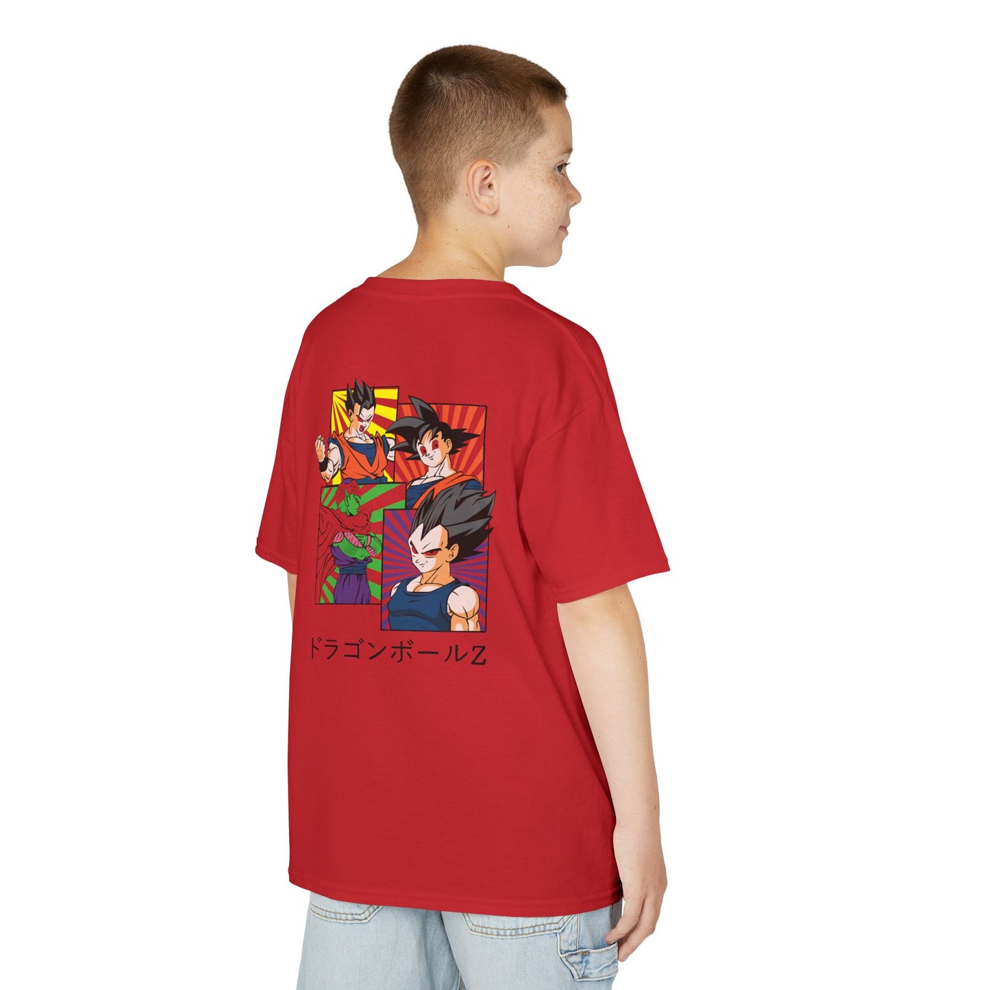 Kids Dragon Ball Z Graphic Tee - Heavy Cotton T-Shirt for Young Fans