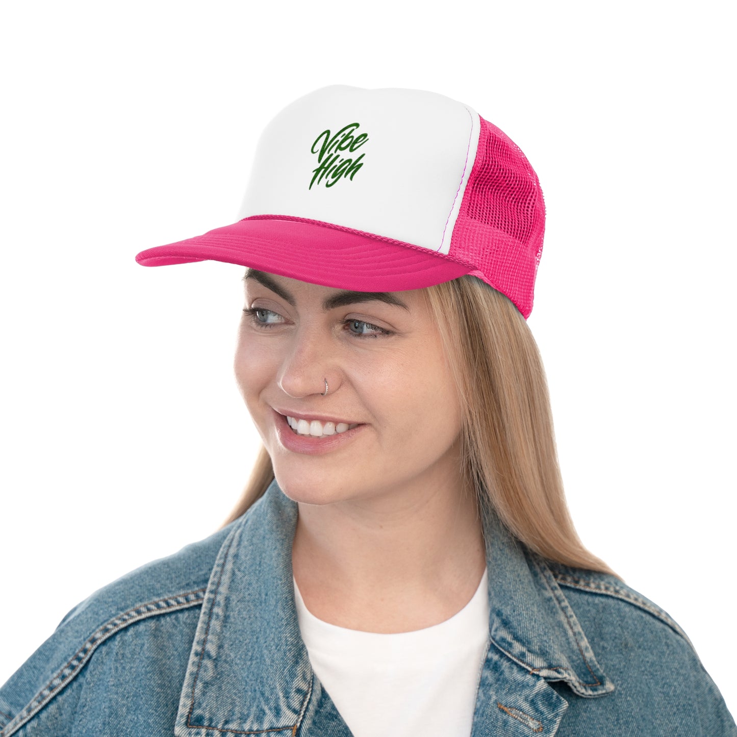 Vibe High Trucker Cap - Stylish & Comfortable Headwear for All Adventures
