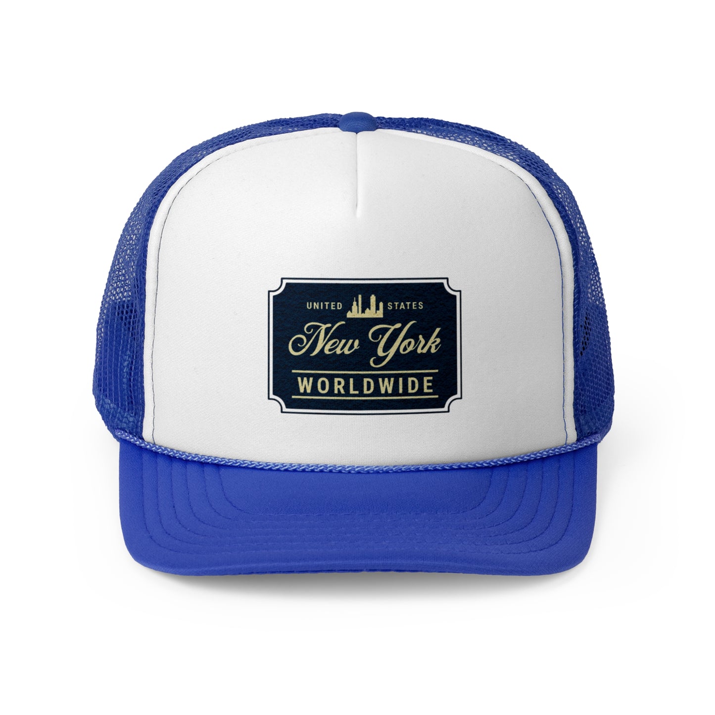 New York Worldwide Trucker Cap - Casual Style Hat for Travelers