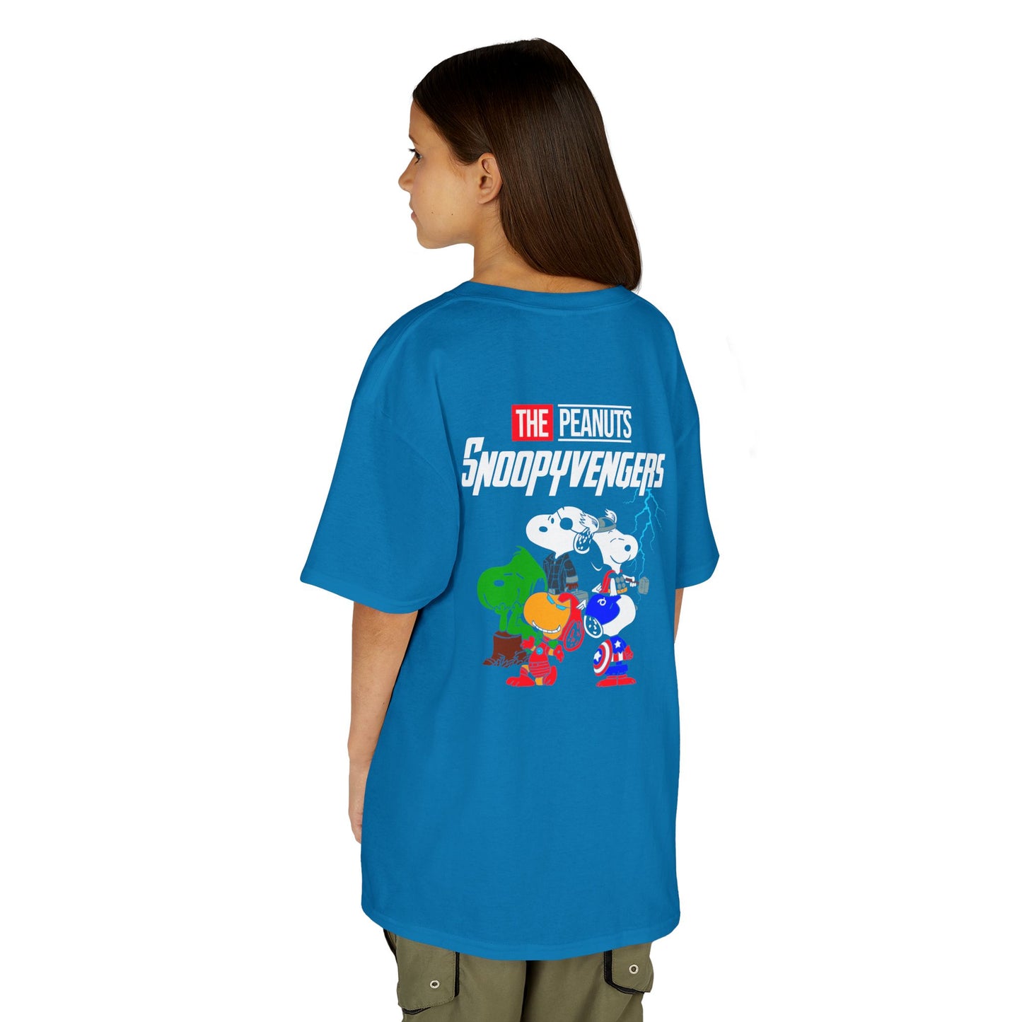 Kids Snoopyvengers Graphic Tee - Fun Cotton T-Shirt for Young Fans