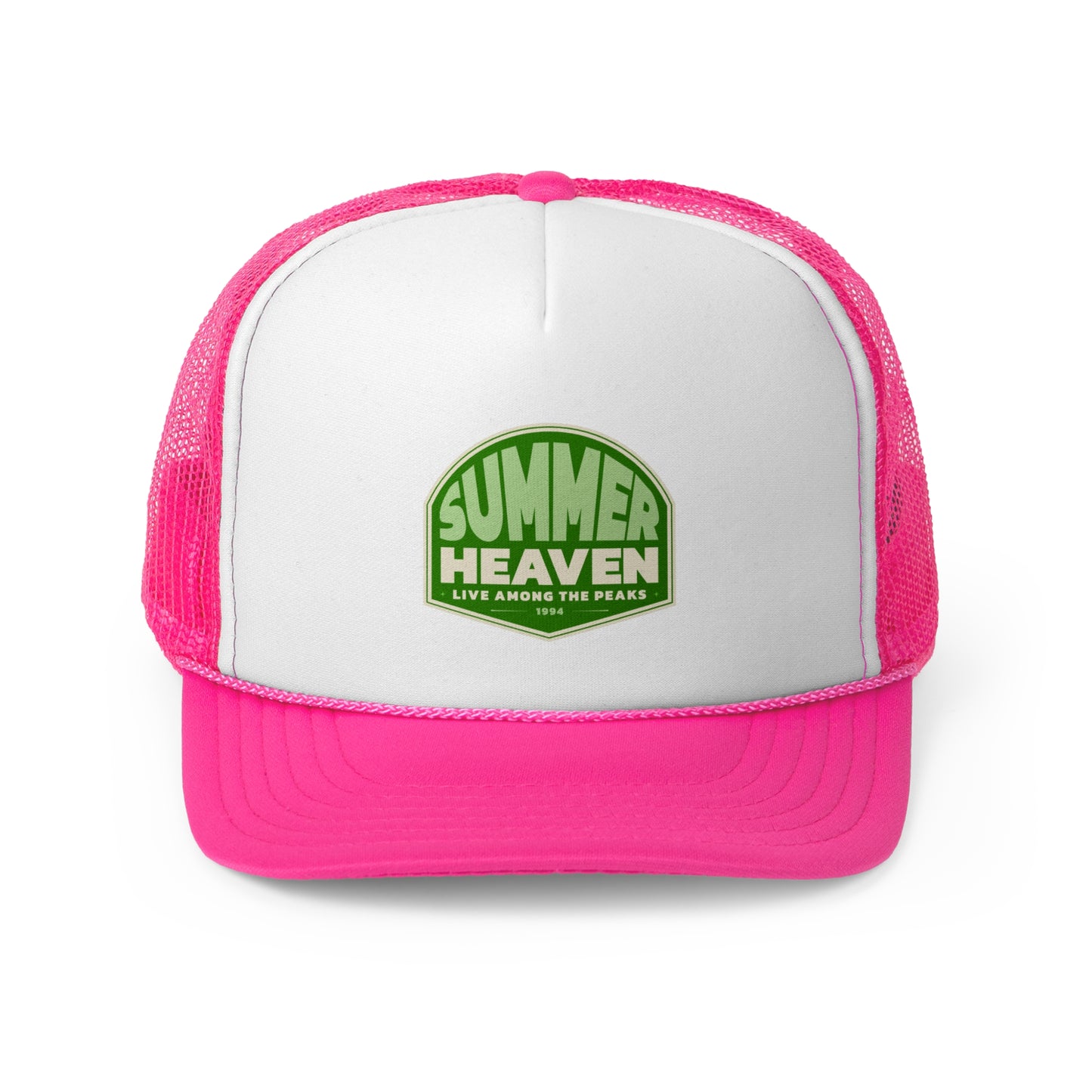 Summer Heaven Trucker Cap - Live Among the Peaks