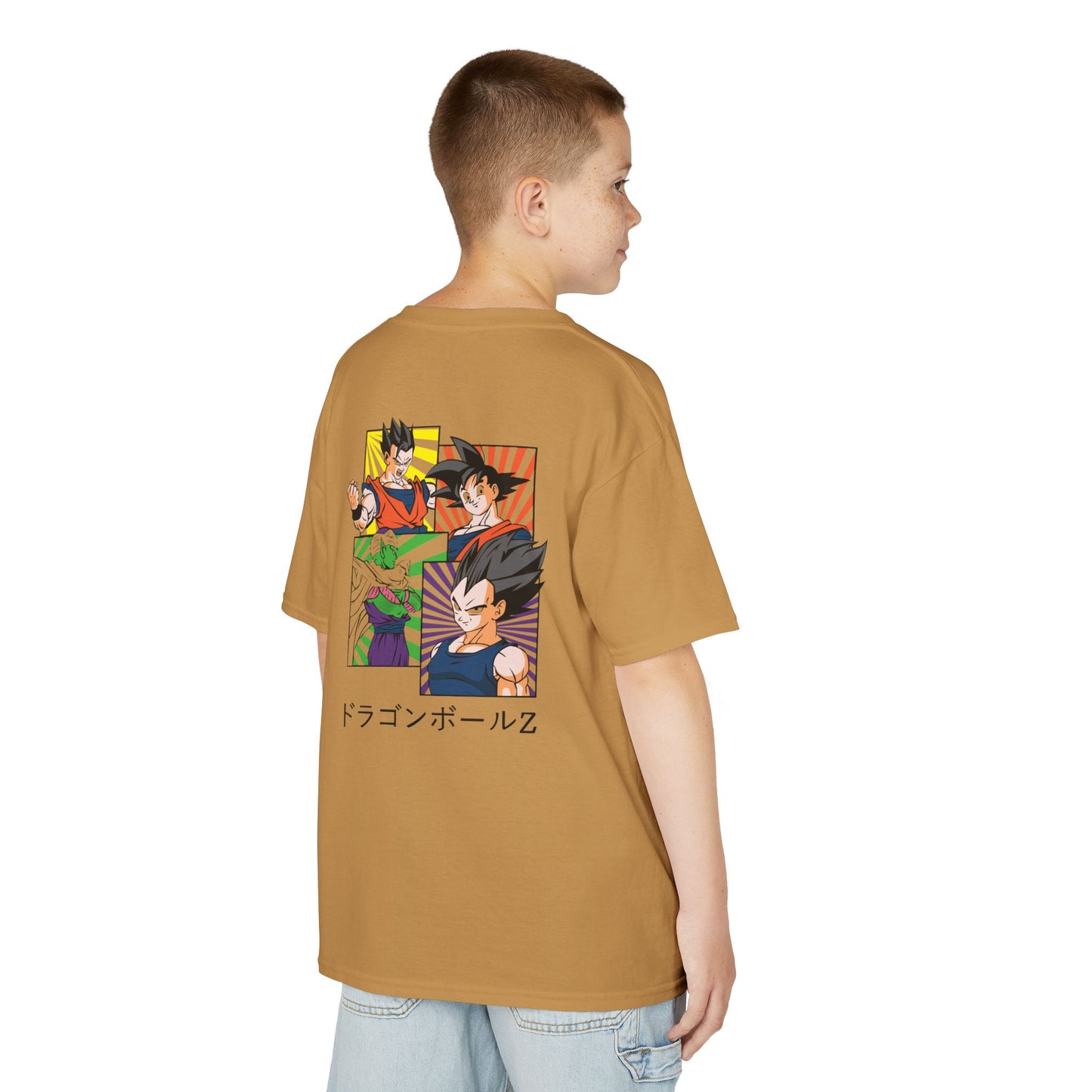 Kids Dragon Ball Z Graphic Tee - Heavy Cotton T-Shirt for Young Fans
