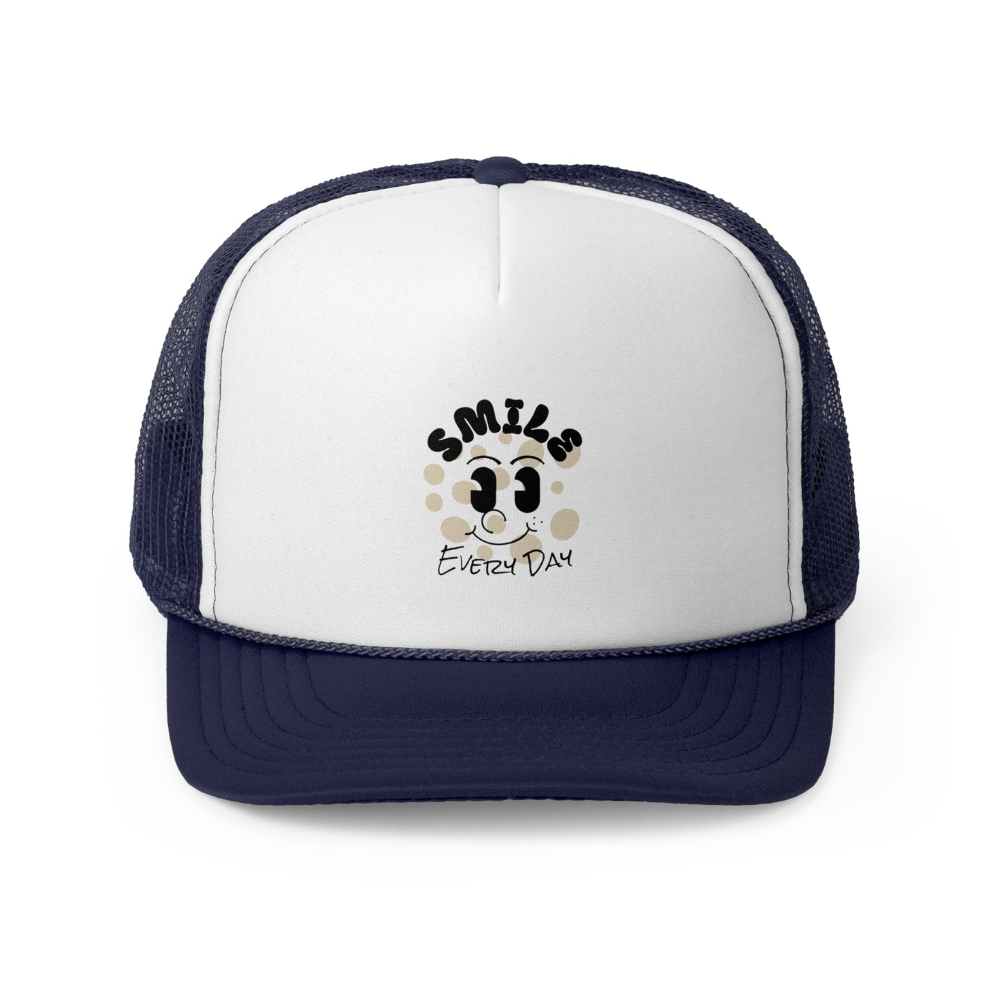 Smiles Every Day Trucker Cap, Fun Hat for Sunshine Lovers