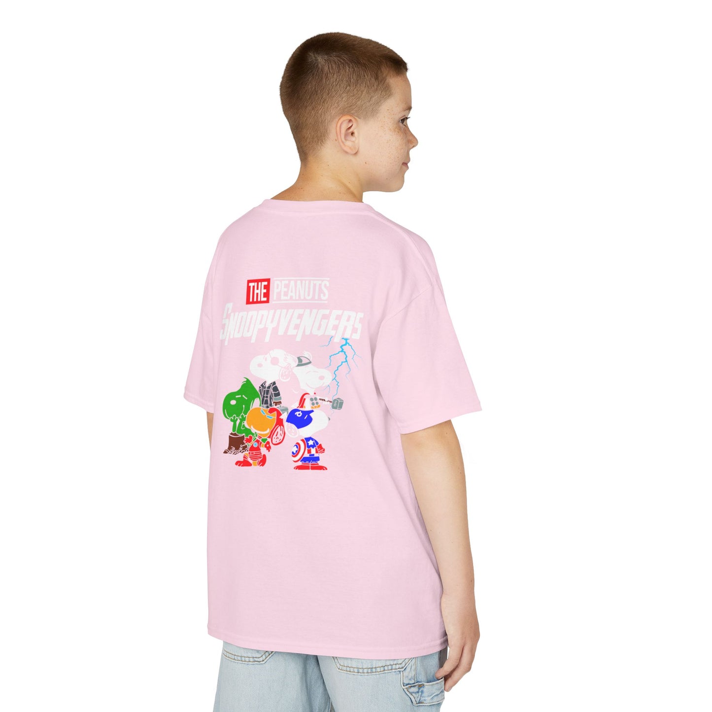 Kids Snoopyvengers Graphic Tee - Fun Cotton T-Shirt for Young Fans