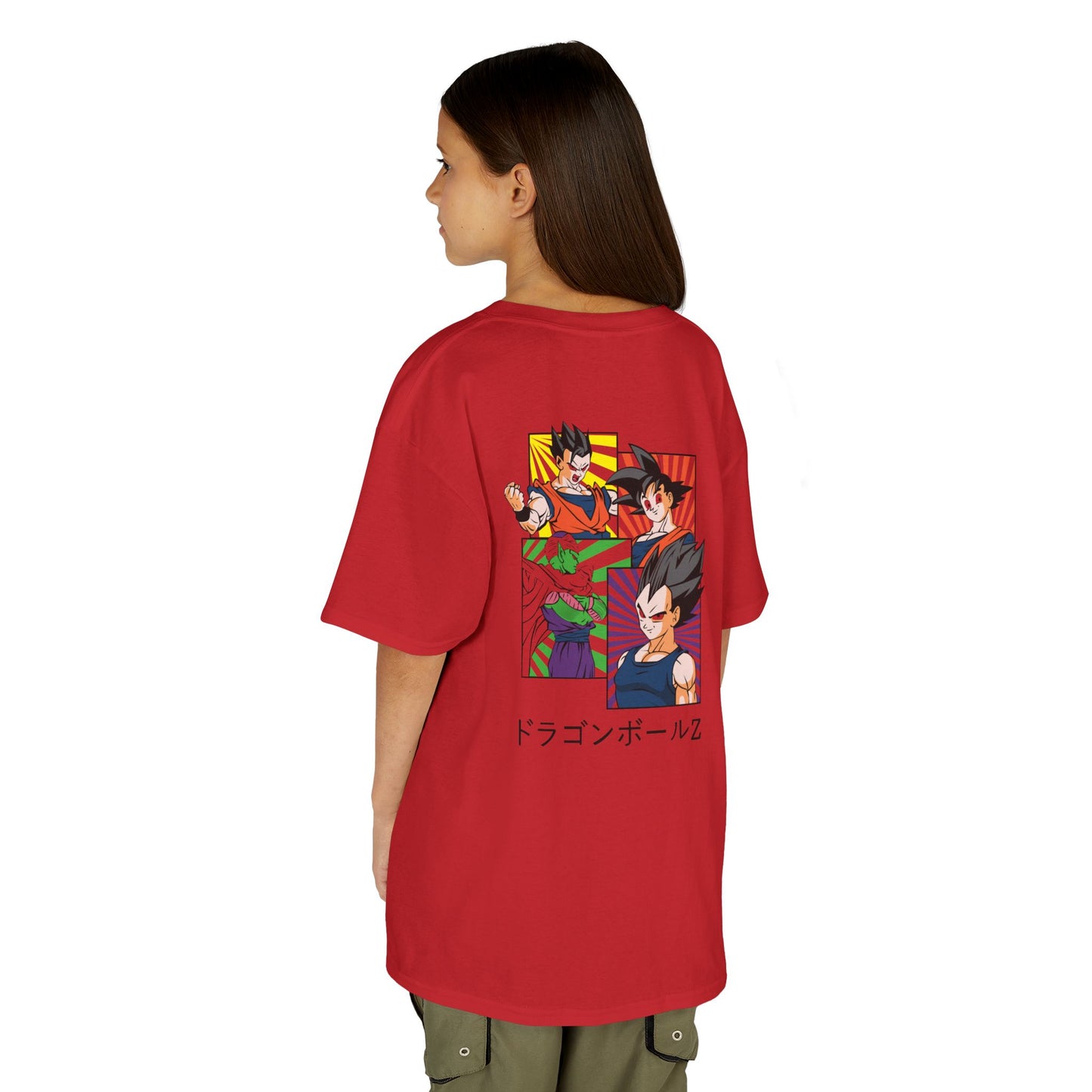 Kids Dragon Ball Z Graphic Tee - Heavy Cotton T-Shirt for Young Fans