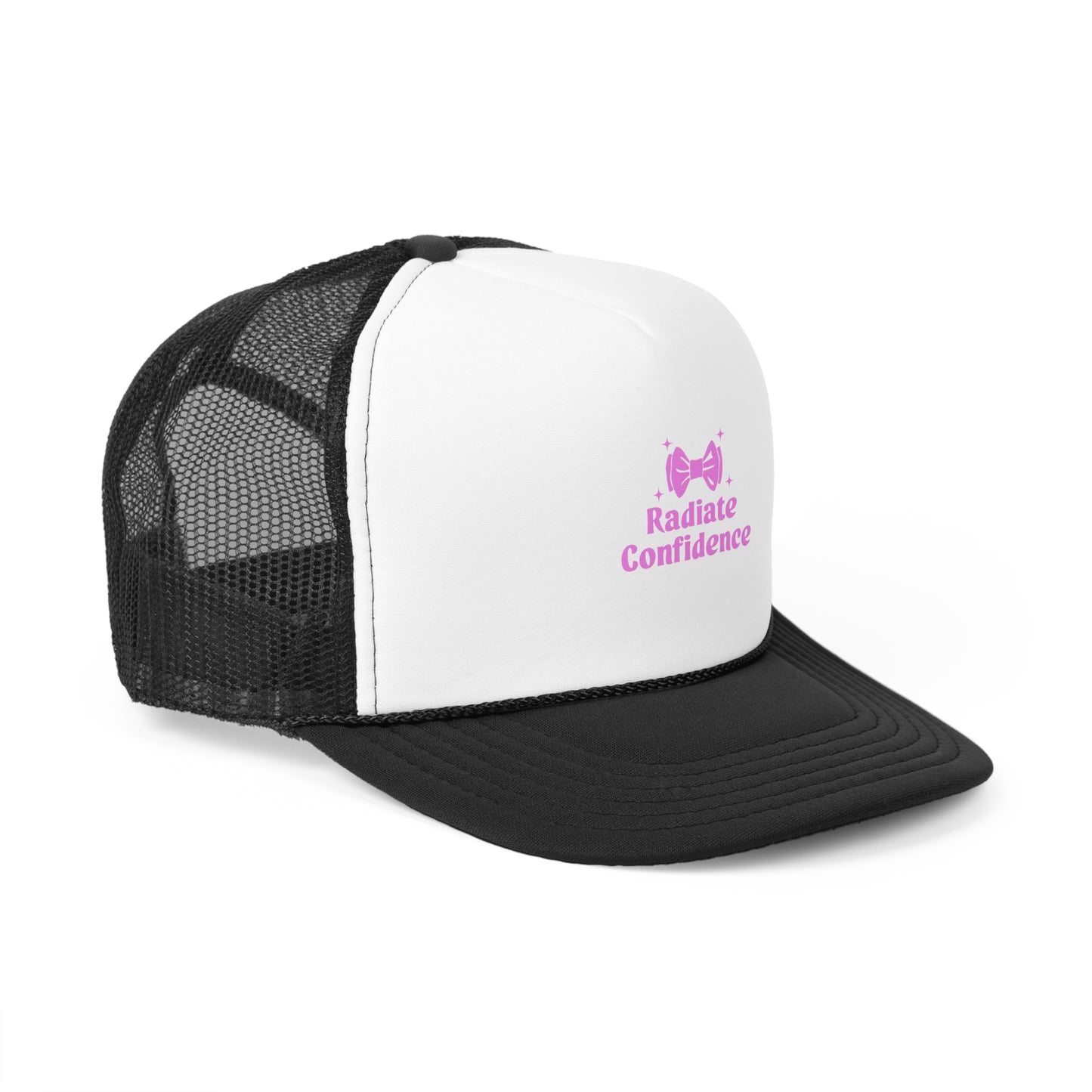 Radiate Confidence Trucker Cap - Empowering Hat for Self-Esteem and Motivation