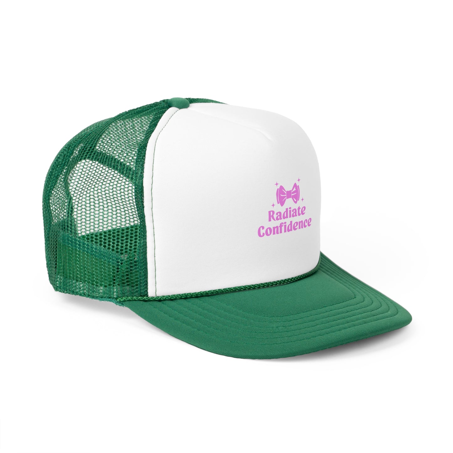 Radiate Confidence Trucker Cap - Empowering Hat for Self-Esteem and Motivation