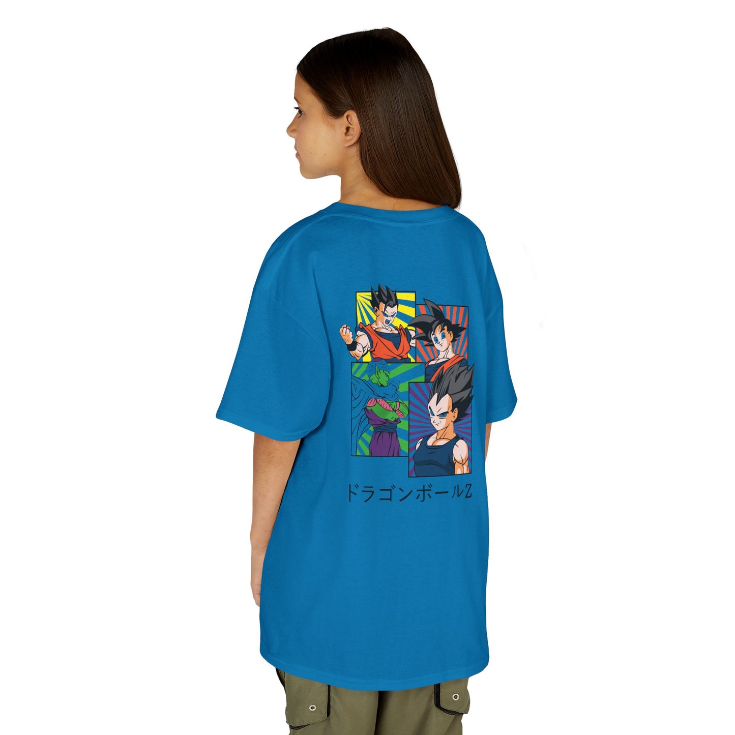 Kids Dragon Ball Z Graphic Tee - Heavy Cotton T-Shirt for Young Fans