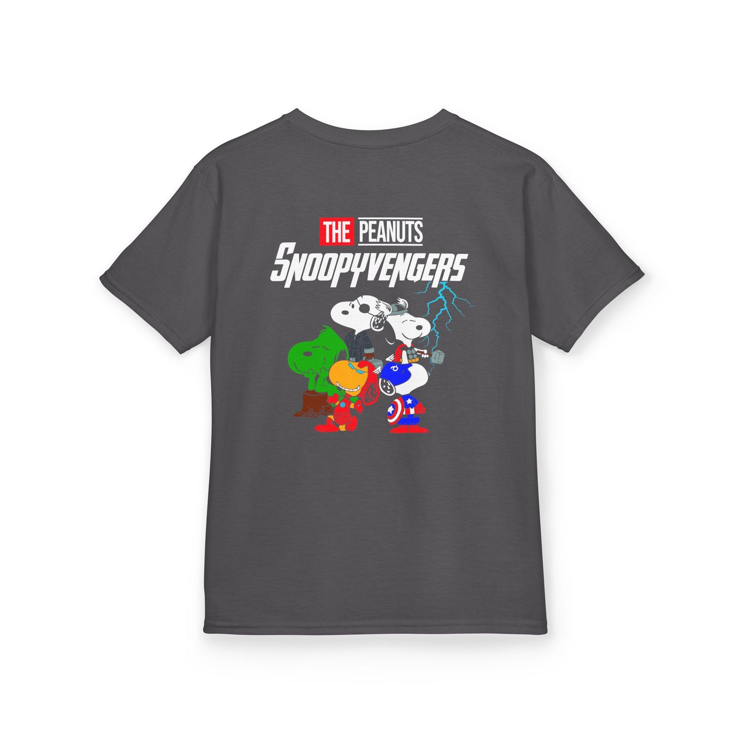 Kids Snoopyvengers Graphic Tee - Fun Cotton T-Shirt for Young Fans