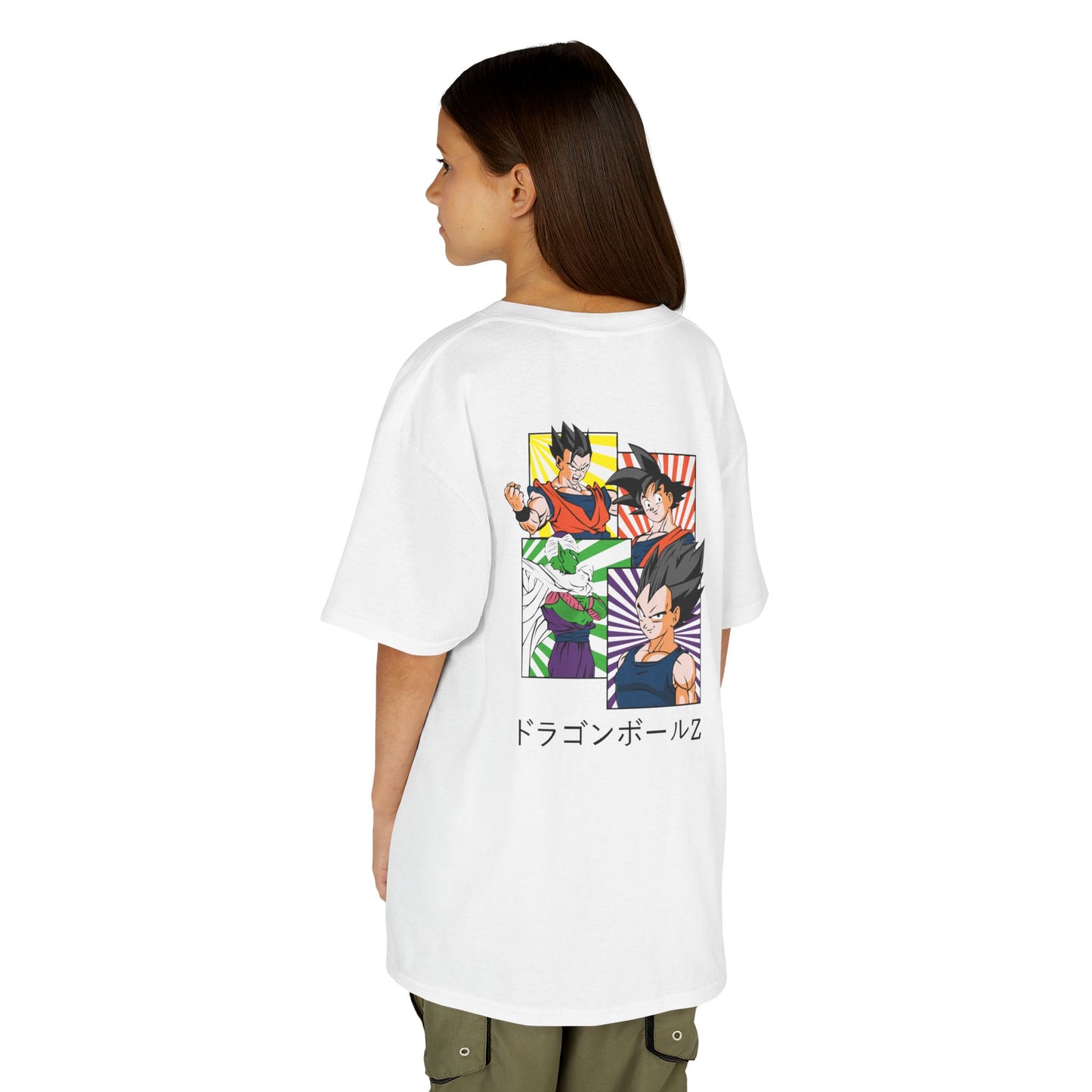 Kids Dragon Ball Z Graphic Tee - Heavy Cotton T-Shirt for Young Fans