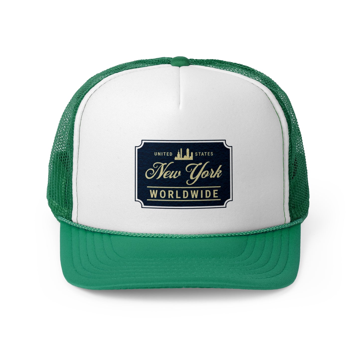 New York Worldwide Trucker Cap - Casual Style Hat for Travelers