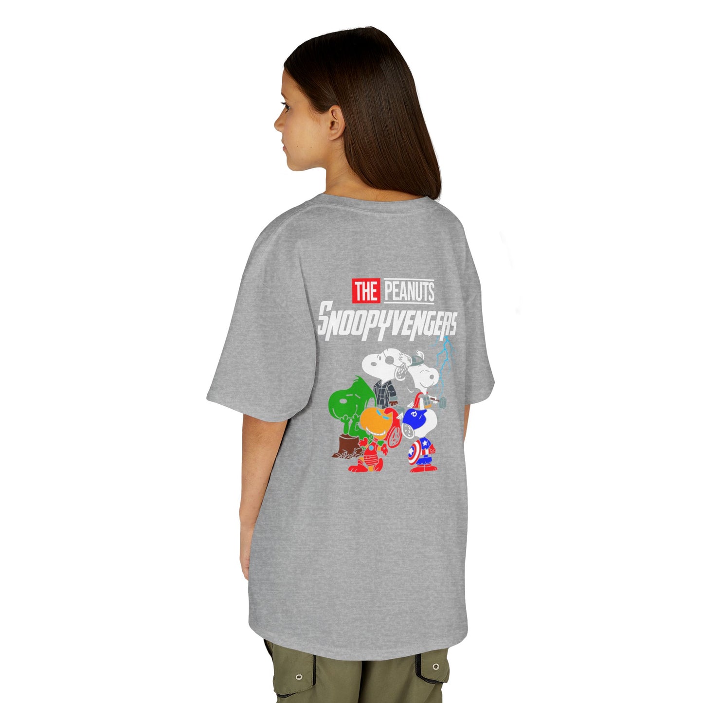 Kids Snoopyvengers Graphic Tee - Fun Cotton T-Shirt for Young Fans