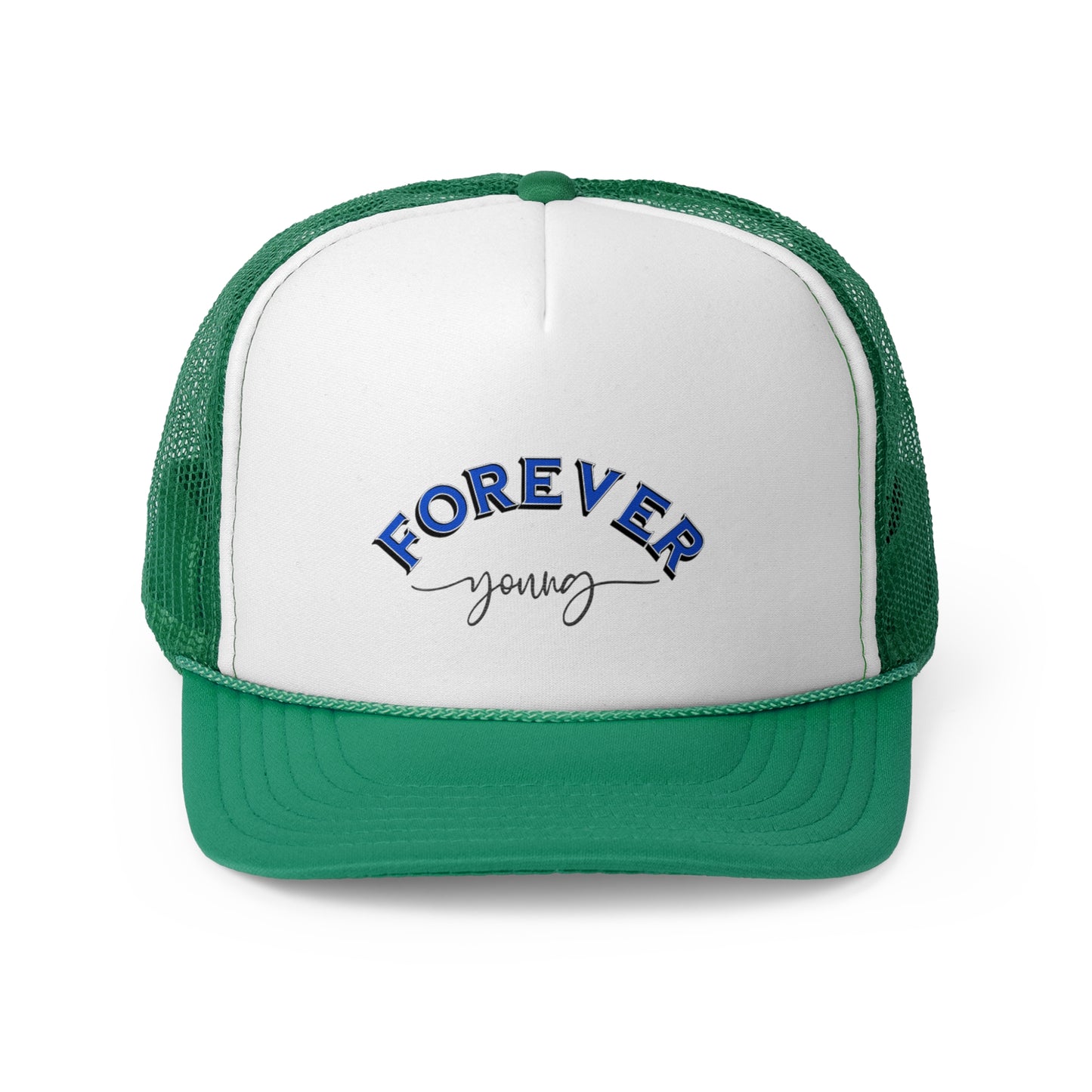 Forever Young Trucker Cap - Stylish Snapback Hat for Casual Outings