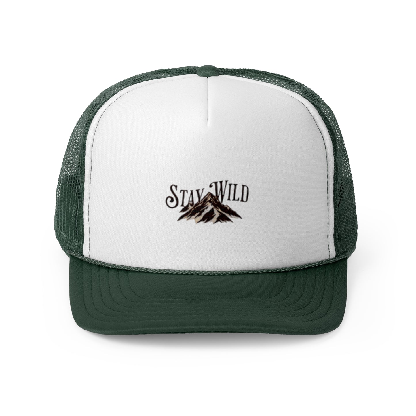 Stay Wild Trucker Cap - Adventure Ready Hat for Outdoor Lovers