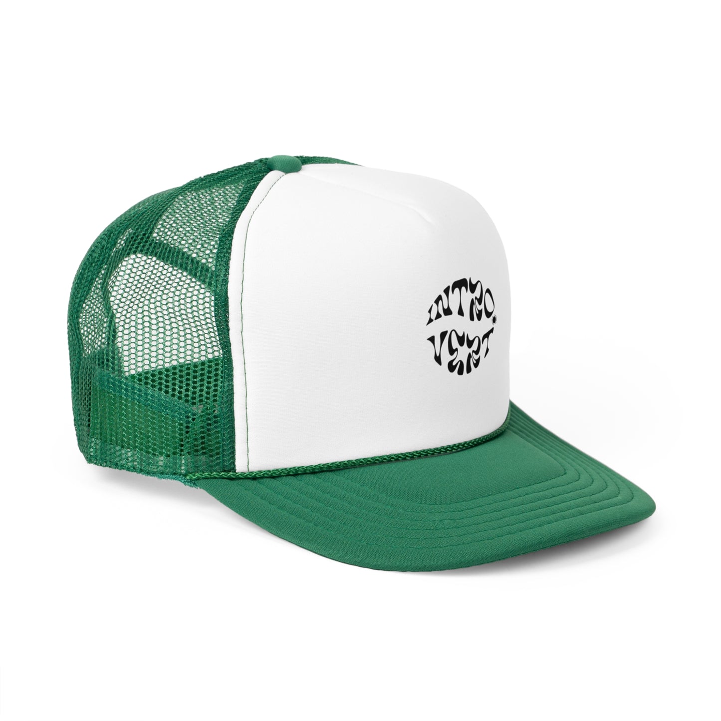 Retro Trucker Cap - Stylish Black and White Design