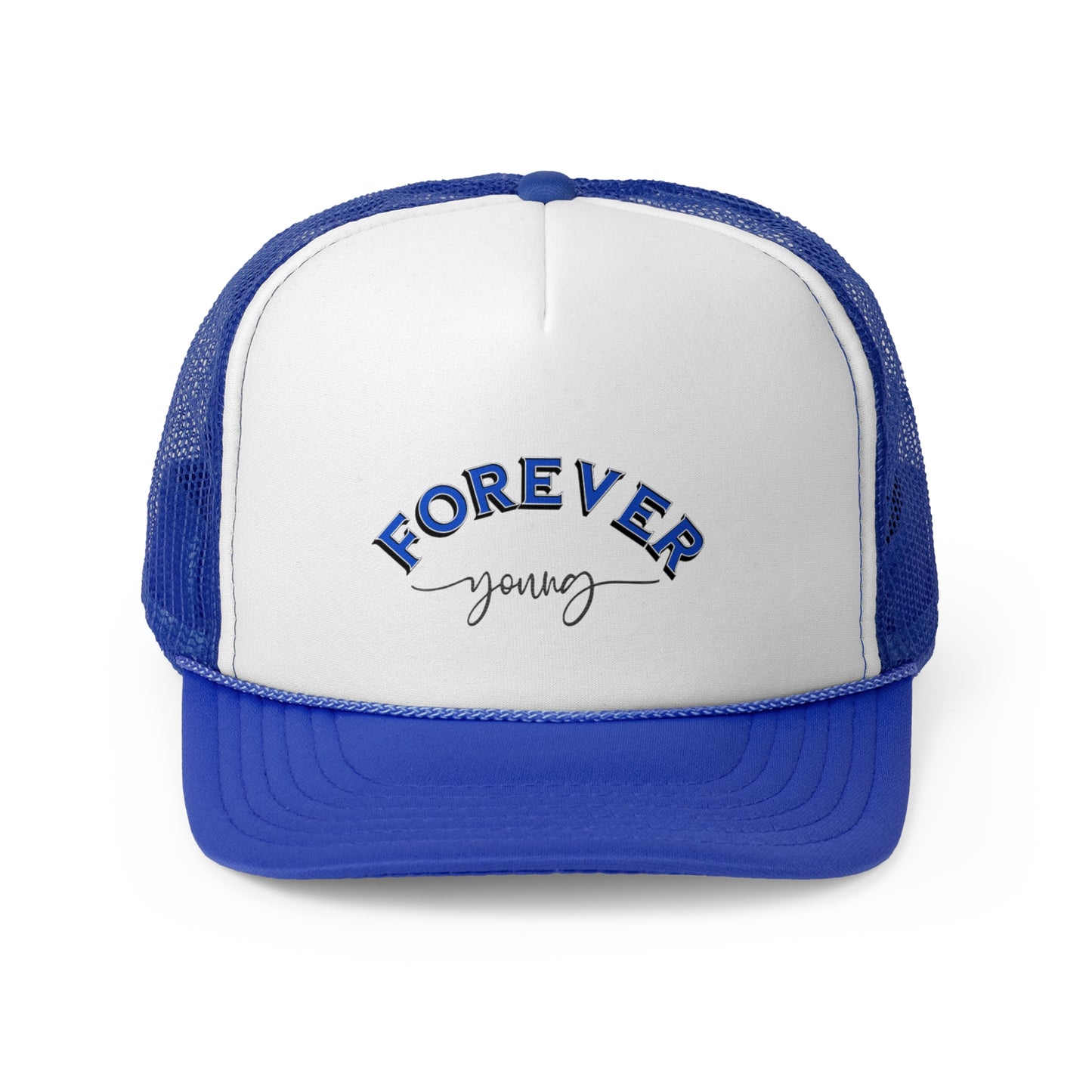 Forever Young Trucker Cap - Stylish Snapback Hat for Casual Outings