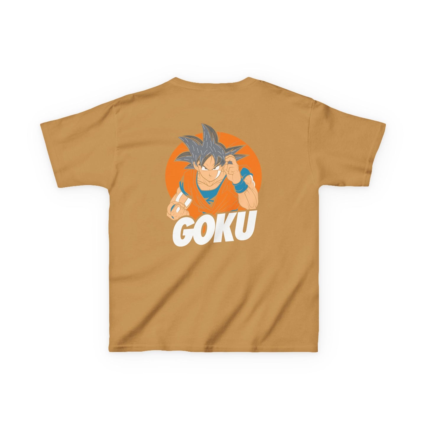 Goku Kids Heavy Cotton Tee – Fun Anime T-Shirt for Young Fans