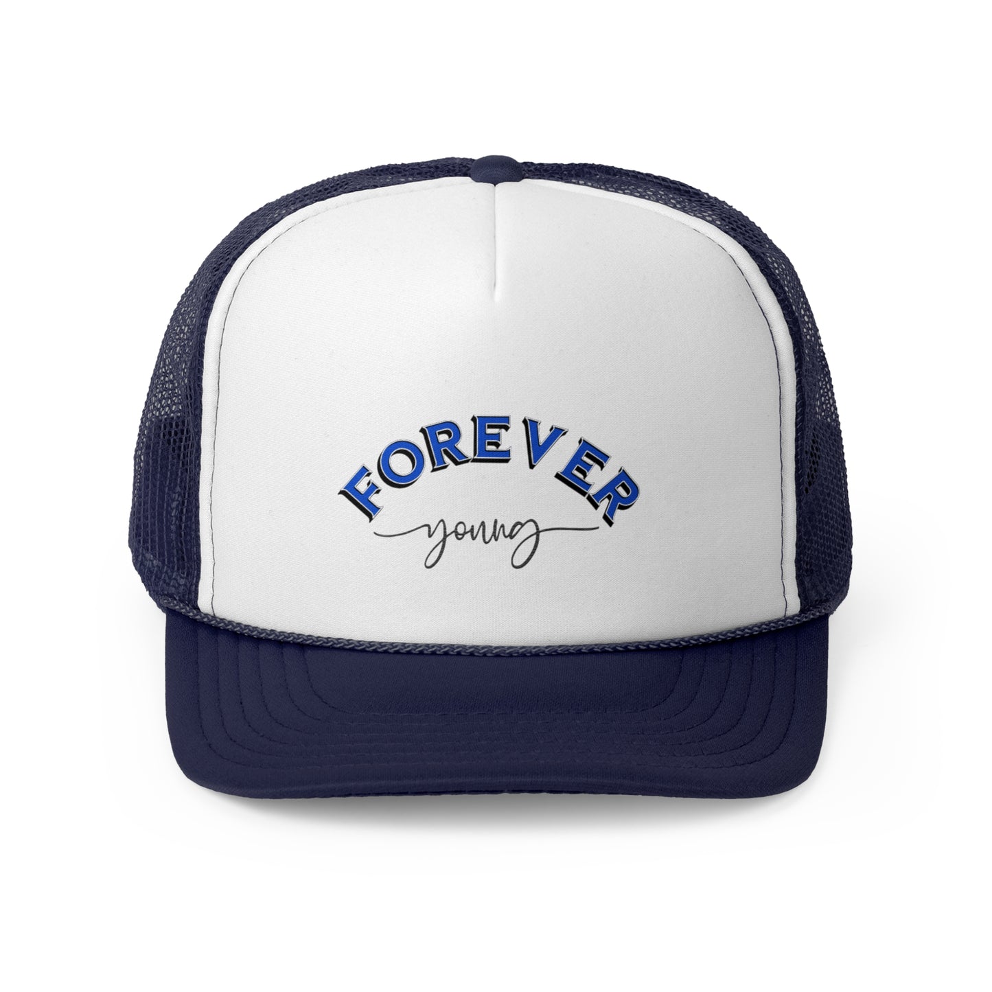Forever Young Trucker Cap - Stylish Snapback Hat for Casual Outings