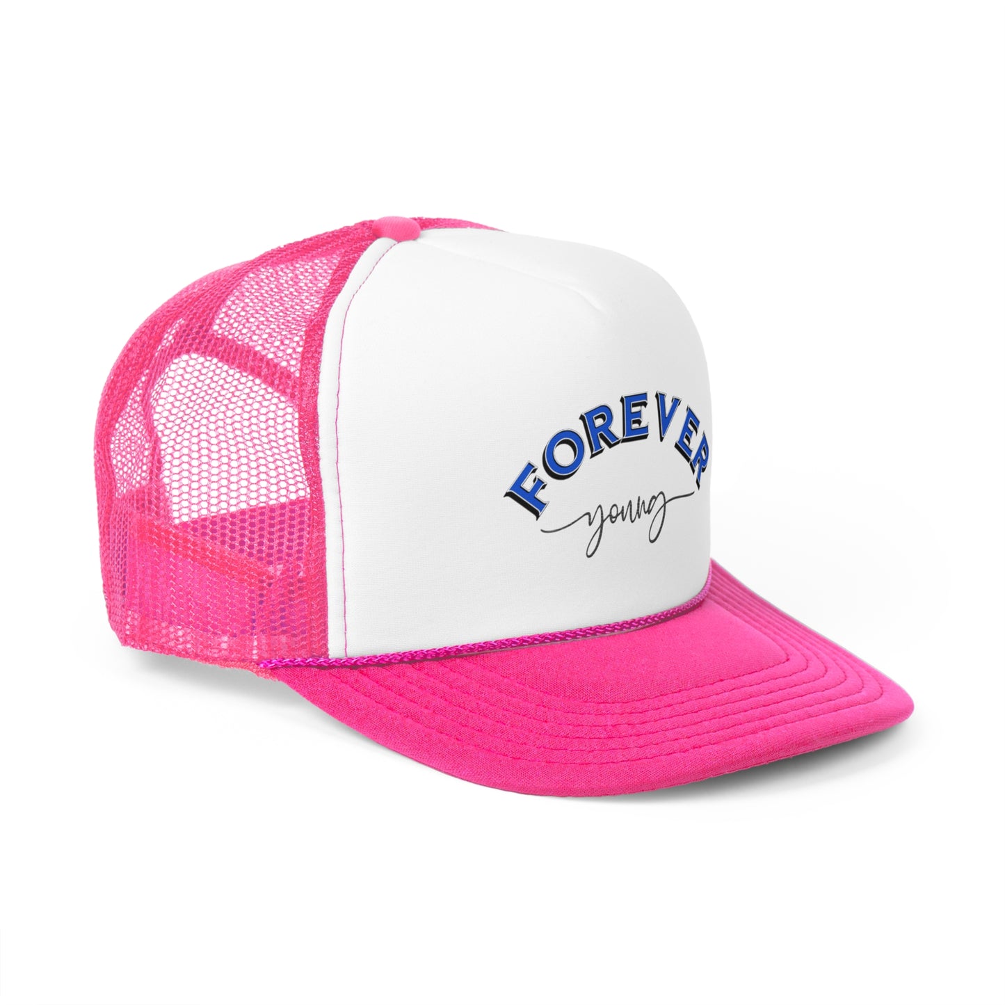 Forever Young Trucker Cap - Stylish Snapback Hat for Casual Outings
