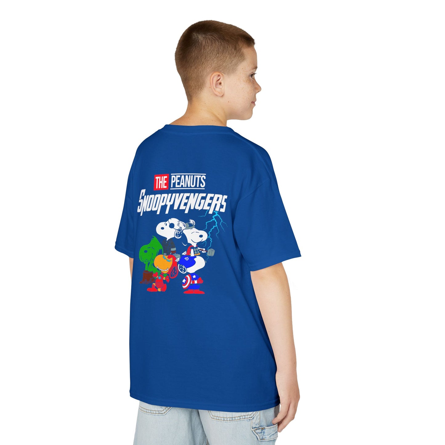 Kids Snoopyvengers Graphic Tee - Fun Cotton T-Shirt for Young Fans