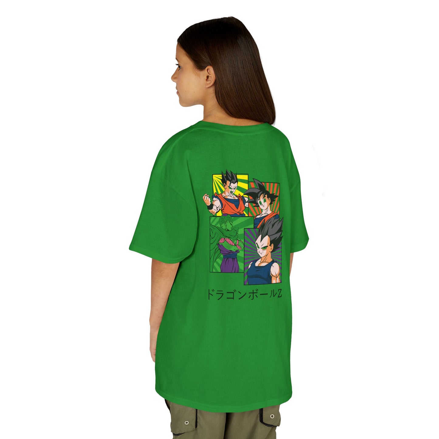 Kids Dragon Ball Z Graphic Tee - Heavy Cotton T-Shirt for Young Fans