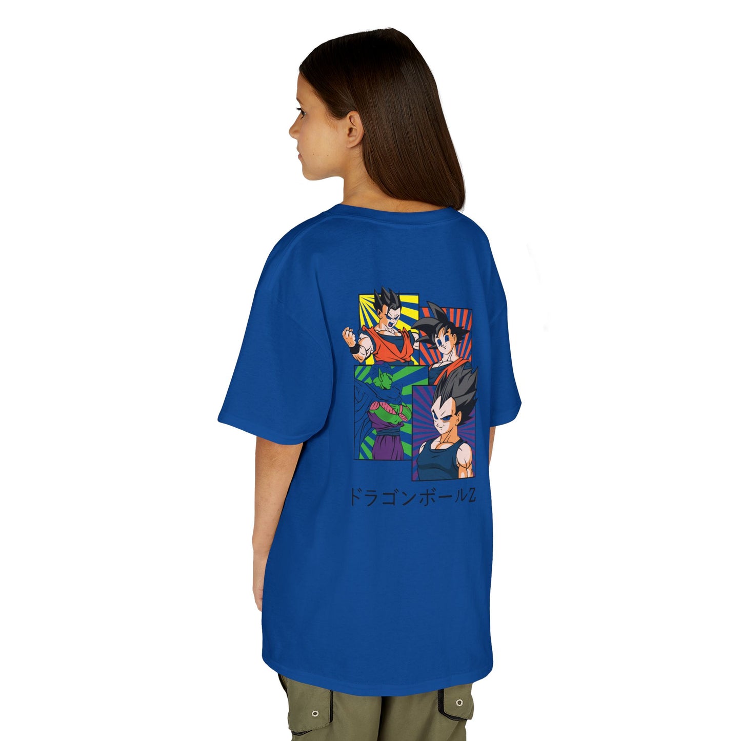 Kids Dragon Ball Z Graphic Tee - Heavy Cotton T-Shirt for Young Fans