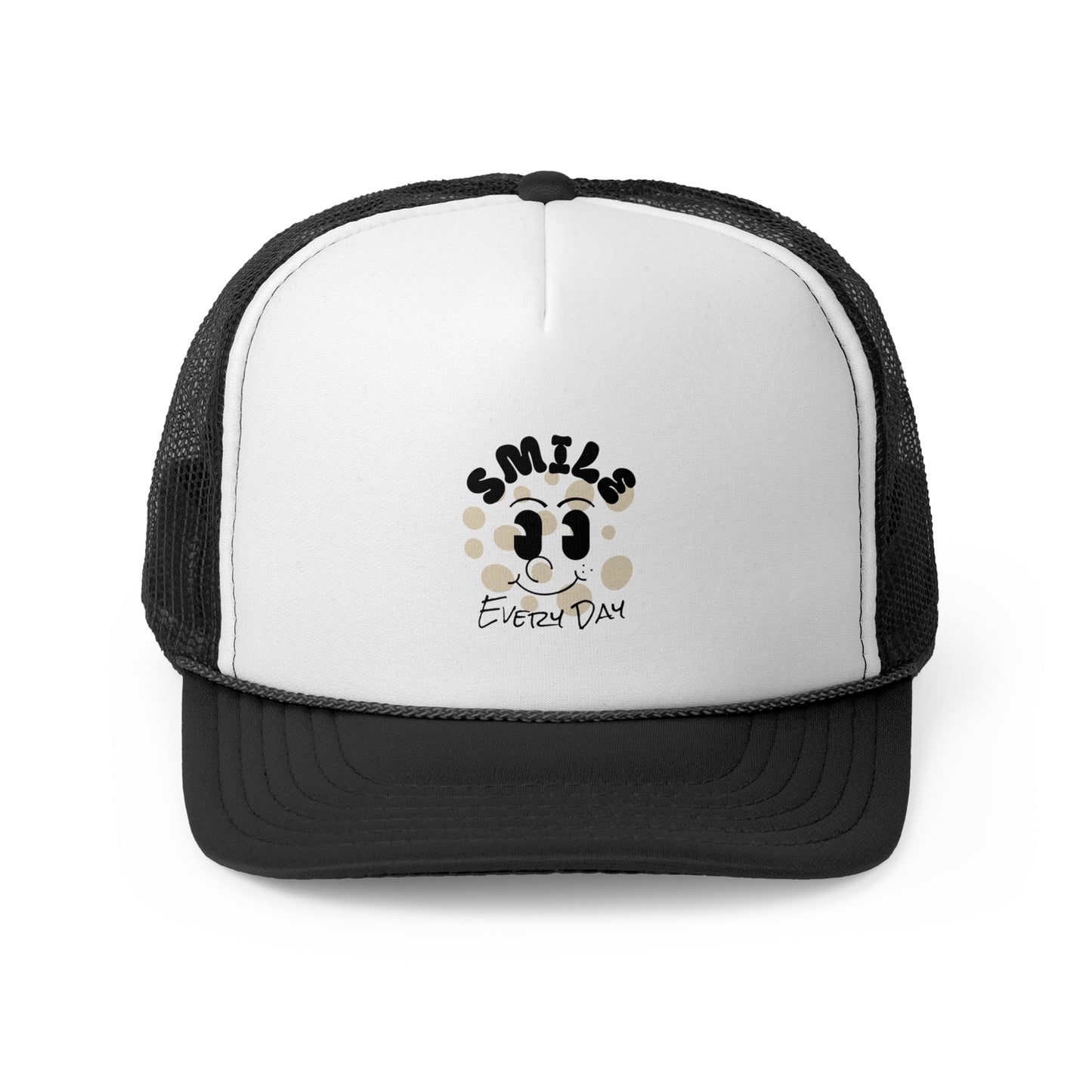 Smiles Every Day Trucker Cap, Fun Hat for Sunshine Lovers