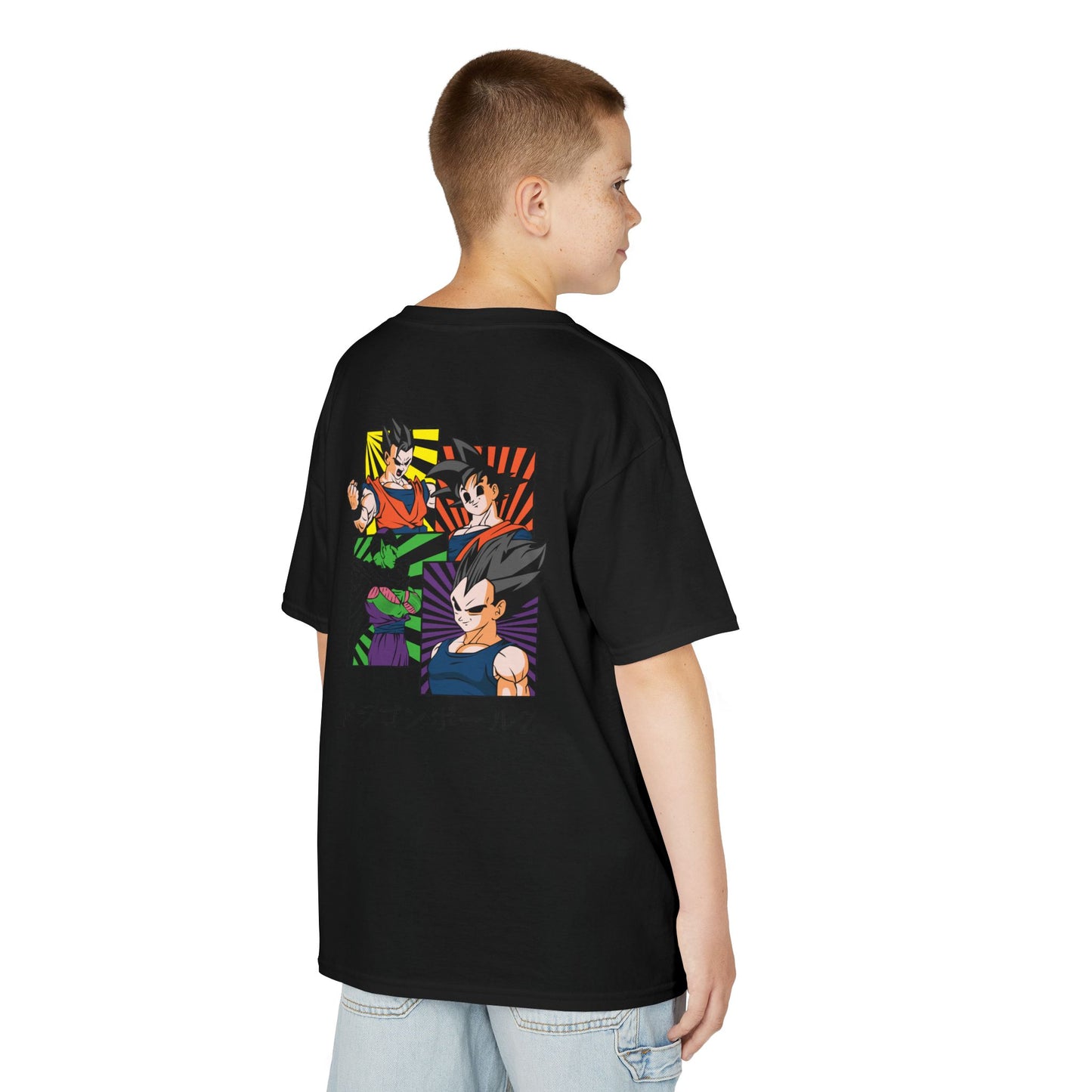 Kids Dragon Ball Z Graphic Tee - Heavy Cotton T-Shirt for Young Fans