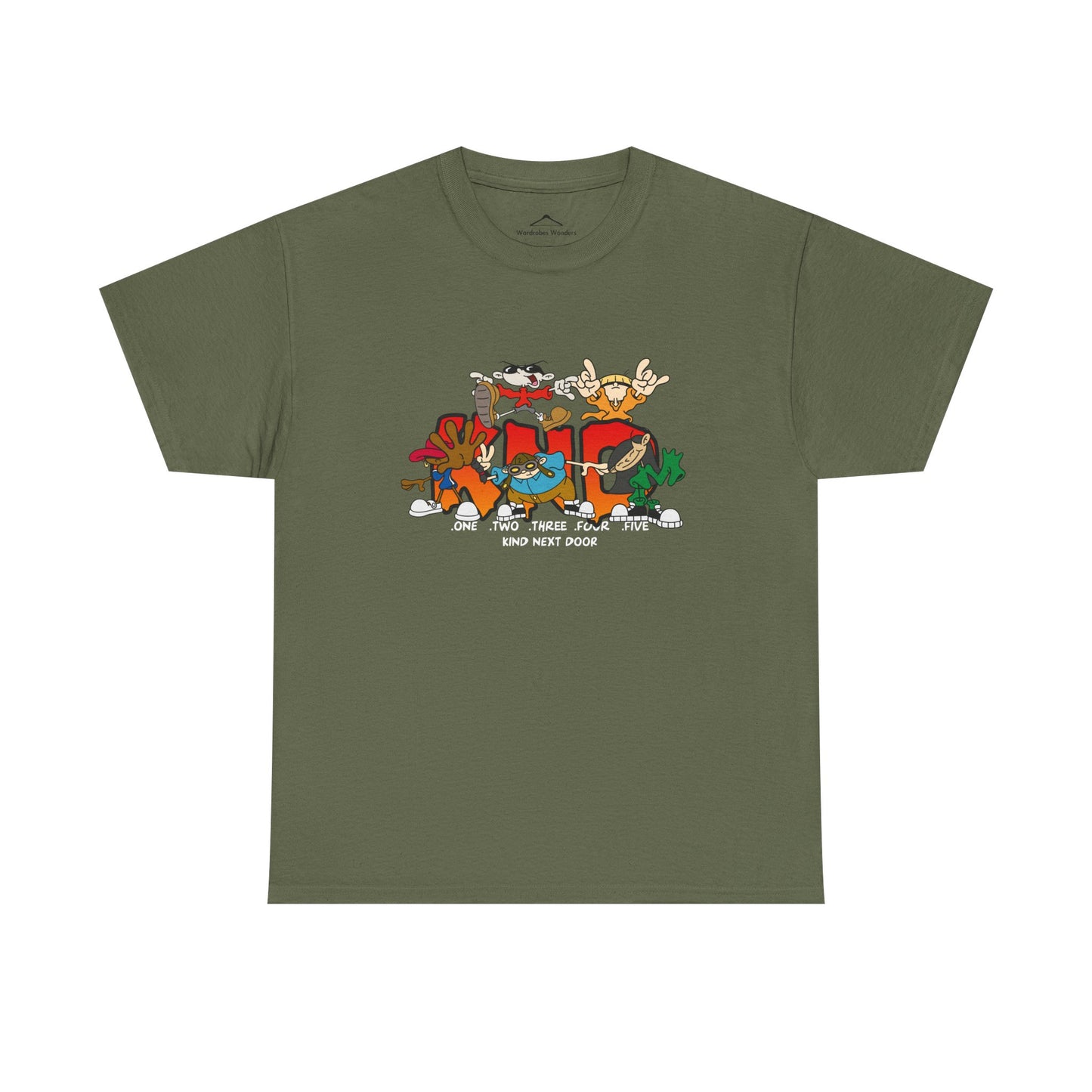 Cartoon Inspired Tee - Unisex Heavy Cotton Shirt for a Fun Look