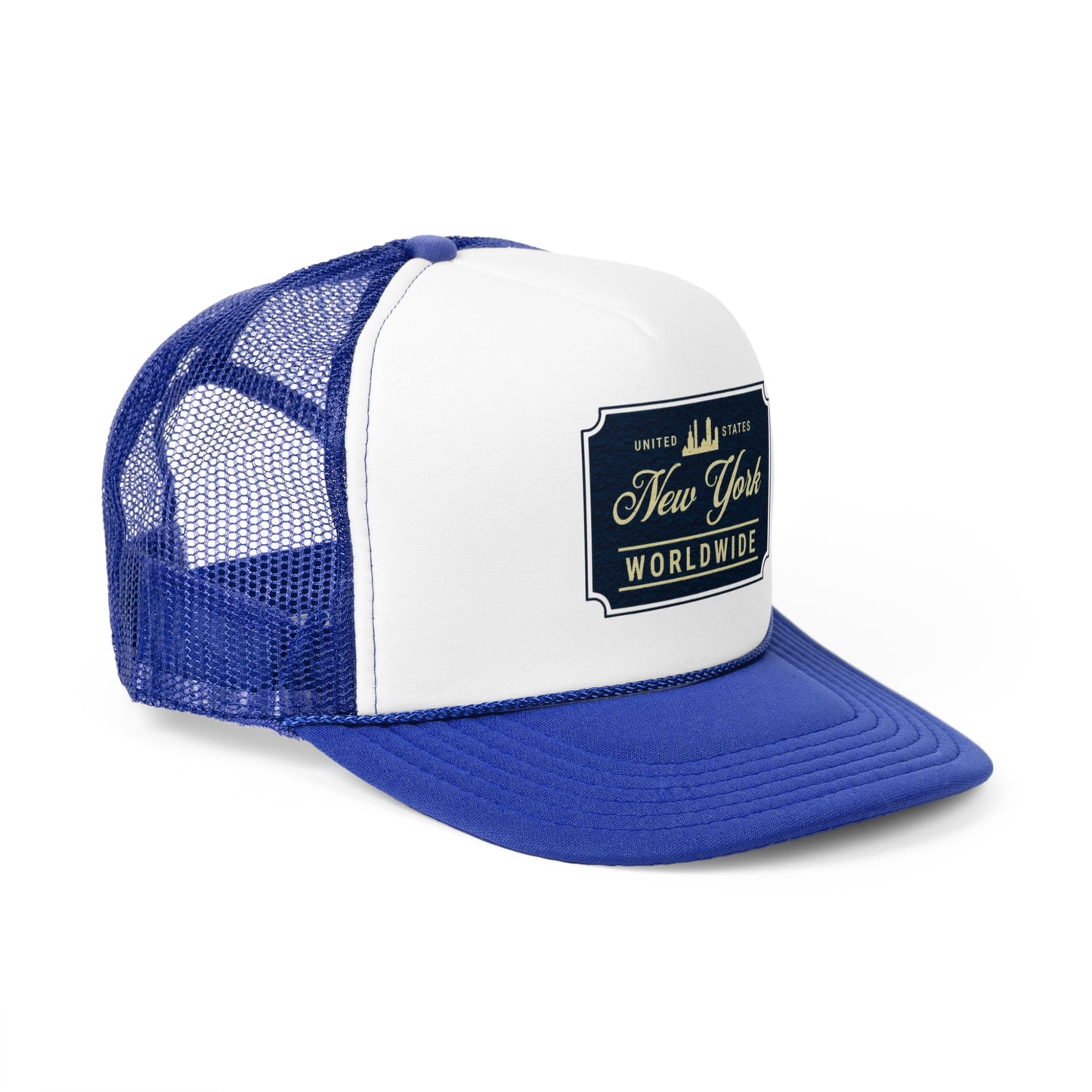 New York Worldwide Trucker Cap - Casual Style Hat for Travelers