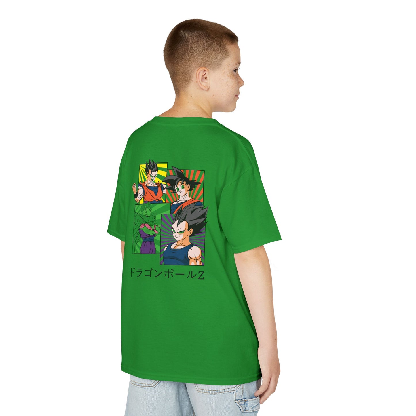 Kids Dragon Ball Z Graphic Tee - Heavy Cotton T-Shirt for Young Fans