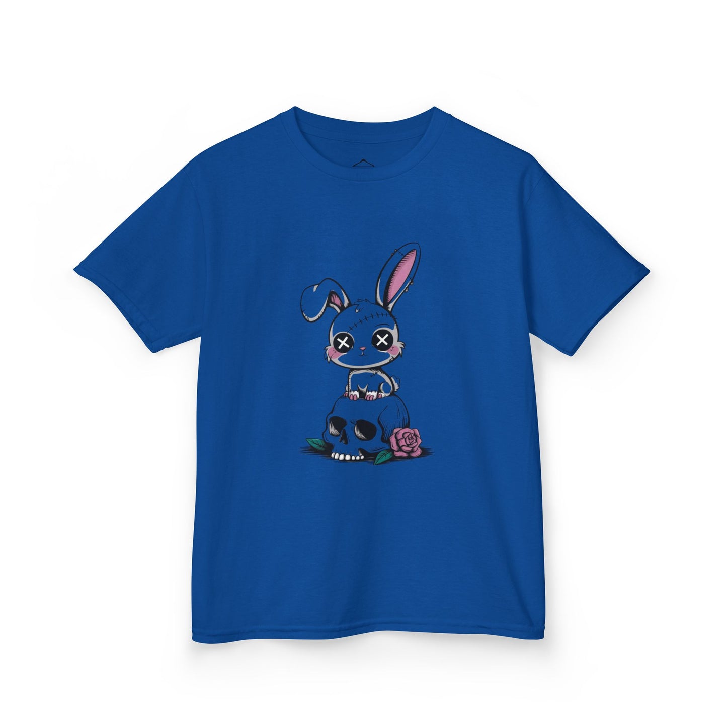 Cute Bunny Skull Kids Tee, Halloween Shirt, Kids T-Shirt, Unique Gift for Kids