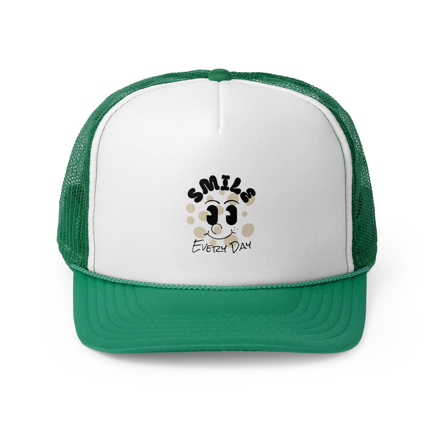Smiles Every Day Trucker Cap, Fun Hat for Sunshine Lovers